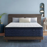 Coolvie 14 Inch Full Mattress, Luxury Euro Top Hybrid with Latex-Enhanced & Gel Foam for Contouring Support — 5-Zone Heavy Duty Springs, Back Relief & Motion Isolation — Hotel-Level Firm Sleep, 54x75