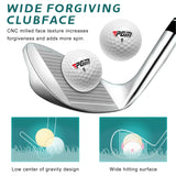 Women's Golf Club Set with 12pcs Clubs - 4 Woods(#1,3,5,4H), 7 Irons PGM