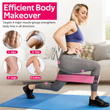 WALITO Resistance Bands for Legs and Butt, Fabric Exercise Loop Bands Yoga, Pilates, Rehab, Fitness and Home Workout, Strength Bands for Booty WALITO