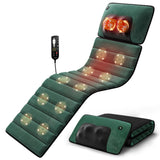Himouta Full Body Massage Mat with Heat, Detachable Massager Pad Deep Tissue Pain Relief,10 Vibrating Motors for Relaxation at Home or Office