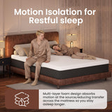 Extra Firm King Mattress – 14" Memory Foam Mattress for Spinal Alignment