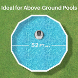 AquaGuard SE Robotic Cordless Pool Cleaner with Dual 30w Motors, Self-Parking, 120-Minute Runtime, Perfect for Pools Up to 40 Feet, Pool Cleaning Robot Vacuum