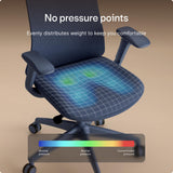 Desktronic Ergonomic Office Chair — Adjustable Desk Chair with Lumbar Support, Headrest, Armrests, Breathable Mesh Back, Height Adjustment, Comfortable Home Office Chair for Long Hours