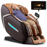 MassaMAX 4D Plus Massage Chair for Big & Tall People Full Body Massage Up to 6'10" & 500 lbs, 59" SL Track, OTA Cloud Upgrade - Never Outdated, APP Control, 27+ Modes, Auto Footrest Extension A580