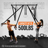 Yes4All Heavy Duty Wall Mounted Pull Up Bar – Multi-Grip Pull Ups / Pull Up Bar Ceiling Mount / Joist Mount for Home Gym Yes4All