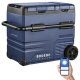 BODEGACOOLER 12 Volt Car Refrigerator,59 Quart (55L)12v Portable refrigerator,Car Fridge Freezer, -4℉-68 (2 Doors)