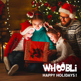 Whoobli Punching Bag for Kids Incl Boxing Gloves | 3-10 Years Old Adjustable Kids Punching Bag with Stand | Boxing Bag Set Toy for Boys & Girls (Red White); New 2025 whoobli