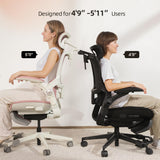 CabLady S2 Petite Office Chair for Women & Small Frames - 330lb Capacity