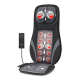 Snailax Shiatsu Back Massager with Heat -Deep Kneading Massage Chair Pad with Adjustable Intensity, Shiatsu Chair Massager to Relax Full Body Muscle，Gift for Mother