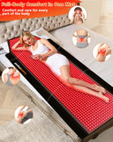 Red Light Therapy Mat for Full Body Pain Relief, 72" x 33", 1436 LEDs, 660nm Red & 850nm Near-Infrared, Bed Blanket for Home Use