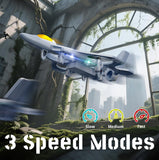 Tubokoro RC Planes with 3 Batteries for Kids Adults, Foam Remote Control Airplane Jet Helicopter Drone Toys for Kids Adults 8-12 12-16, Remote Control Plane Airplane Toys with Led Lights