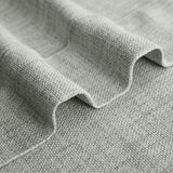 Macochico 150”Wx96”L Pinch Pleated Sliding Door Curtains with Hooks and Tieback, Natural Linen Drapes for Patio Doors Living Room Bedroom Home Office Divider with Tieback, Moss Gray, 1 Panel