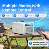BAYKUL 5000BTU Portable Camping Tent Air Conditioner,400W Energy Use,Great for Camp,Picnics,Semi Truck,RVs,Quiet Outdoor AC,Ideal for Small Room Indoor Use and Pet Air Conditioning