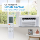 8,000 BTU Inverter Window Air Conditioner, Window AC Units for Up To 350 Sq. Ft. White BLACK+DECKER