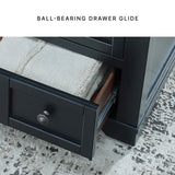 Signature Design by Ashley Wildenauer Lift Top Cocktail Table, Satin Finish Base, 2 Drawers, 2 Storage Bins, Hardwood Solids, 52" W x 28" D x 19" H, Light Brown & Black