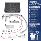 Herogo Touchless Bathroom Faucets Brushed Nickel Stainless Steel Automatic Motion Sensor Bathroom Faucet Herogo