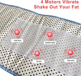 360° Whole Circle Heat Sauna Belt Abs Sculptor Vibration Massager Fast Heating Stomach Cellulite Removal Waist and Abdominal Trainer Lower Back Pain Relief Body Shape ab Toner Machine Belly Exercise