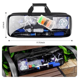 Fishing Rod and Reel Combo,2PCS Collapsible Fishing Rod Set, Lines and a Carrier Bag,Fishing Pole Kit for Saltwater Freshwater