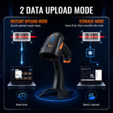Tera Barcode Scanner Wireless with Stand: 1D 2D QR 3-in-1 Connection HW0001