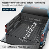 OEDRO Hard Tri-Fold Tonneau Cover for 2019-2026 Chevy Silverado 1500 6.6ft
