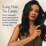 Bio Ionic Long Barrel Styler, 1.5" Curling Iron with Moisture Heat Technology & NanoIonic MX, Versatile Curling Wand with Adjustable Heat Settings, Hair Curler with 2" Extended Barrel