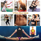 GAODI Women Waist Trainer Vest Slim Corset Neoprene Sauna Tank Top Zipper Workout Body Shaper Shirt (L, Black Sauna Vest)