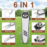 Zeceliko Golf Gifts for Men and Women - Golf Accessory Set (Including rangefinder, Golf Multi-Function Clubs + Lots More)