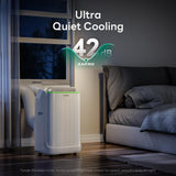 ZAFRO 16,000 BTU (12,000 BTU SACC) Portable Air Conditioners, Ultra Quiet(42dB) Dual Duct Smart AC with Drainage-free Cooling/24Hrs Timer