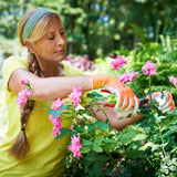 Nitrile Palm Coated Work/Gardening Gloves with Nylon Liner, 4 Colors (Green/Fuchsia/Purple/Mango), Large (12 Pair)