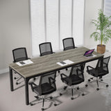 78.74" W x 27.56" D Large Office Conference Table, Modern Seminar Meeting Table Desk for Boardroom, Meeting Room