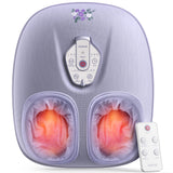 RENPHO Foot Massager Machine with Heat [2026 Upgraded], Shiatsu Foot Massager for Plantar Fasciitis, Birthday Gifts for Women Men, Cordless Control, Best Gifts for Women/Mom/Wife, Purple