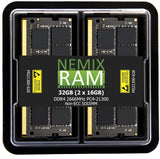 DDR4 2666MHz PC4-21300 2Rx8 1.2V CL19 260-PIN Non-ECC SODIMM KIT Compatible with Apple iMac Mac mini Computers