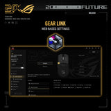 ASUS ROG 20th Edition Harpe II Extreme – Wireless Esports Gaming Mouse – 82g Lightweight, Tri-Mode Connectivity, 65K DPI, 8K Hz Polling, 24K Gold-Plated, Web Config – Gold/Black