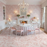 Pink Extra Large Area Rug 10x14 for Living Room