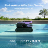 Beatbot Sora 70 Pool Vacuum Robot, 360° Top-to-Bottom Cleaning, Smart Surface Parking, 6L Capacity, 6800GPH Super Power for Above & In-Ground Pools Up to 3,200 sq. ft, Lavender Purple