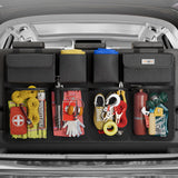 SURDOCA Car Trunk Organizer, 3rd Gen [7 Times Upgrade] Super Capacity Car Organizer SUV, Equipped SURDOCA