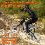 RM7 Electric Dirt Bike, Off-Road Motorcycle for Adults & Teens