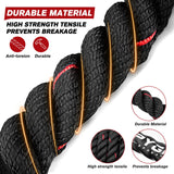 Weighted Jump Rope for Fitness, 3.8LB Heavy Jump Ropes for Exercise, Weighted Adult Skipping Rope for Women & Men, Battle Rope For Power Training to Improve Strength and Building Muscle HPYGN