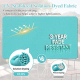 Waterproof Outdoor Seat Cushions Set of 4 18 x 18, Patio Chair Cushions Set of 4 with Ties and Handle