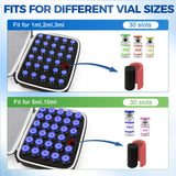 30 Slots Peptide Case for Fridge | Vial Case ｜1ml 2ml 3ml 5ml 10ml Vials