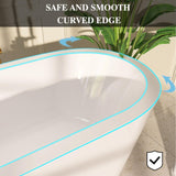 Adecab 61" Freestanding Bathtubs, Acrylic Soaking Tubs for Adult, Integrated Overflow and Drain, cUPC Certified, Glossy White