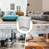 Nuanchu 6 Pcs Silver Mesh Trash Cans Bulk, 4 Gallon Metal Wastebaskets