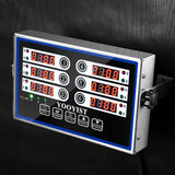 YOOYIST Kitchen Timers for Cooking – 6 Channel Commercial Kitchen Timer Restaurant Kitchen Supplies – Stainless Steel LED Technology Kitchen Timer Digital – Reminder Function, Loud Alarm, Black