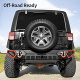 OEDRO Rear Bumper Fits for 07-18 Jeep Wrangler JK JKU 4/2 Doors