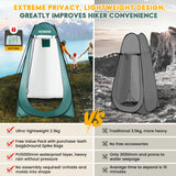 AOSION Privacy Shower Tent,Pop Up Changing Tent,Camp Bathroom Changing Dressing Room,Sun Sunshade Canopy Outdoor Rain Shelter for Camping Hiking Beach Picnic Fishing. (Army Green)