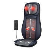 Snailax Shiatsu Neck Back Massager with Heat, Full Body Massage Chair Pad with Adjustable Height, Deep Kneading & Rolling Massage Seat Cushion for Back Pain, APP Control Seat Chair Massager, Gifts