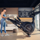 Elliptical Machine: E25 Elliptical Gym Equipment for Home and Studio, Exercise Equipment with 7.5" LCD Display, Tablet Holder, Adjustable Resistance, Power Incline and Heart Rate Monitoring (E25) SOLE