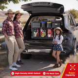SURDOCA Car Trunk Organizer, 3rd Gen [7 Times Upgrade] Super Capacity Car Organizer SUV, Equipped SURDOCA