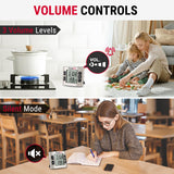 TempPro TM02 24H Digital Timer with Dual Kitchen Timers for Cooking, Magnetic Timer Clock with Adjustable Alarm Volume & LCD Backlit Display, Classroom Timer for Kids & Teachers (Previously ThermoPro)