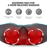 Neck Massager with Heat - Electric Shiatsu Deep Kneading Back Massage for Neck Pain, Shoulder, Waist, Relax MagicMakers